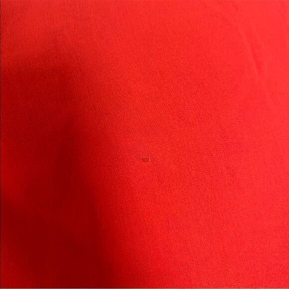 Celine Paris Vintage Red Silk sequins stripes detail Button Blouse S - Picture 12 of 12